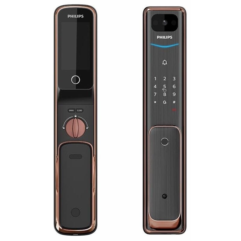 Philips Alpha Smart Video Door Lock, Copper - VP-5HWS