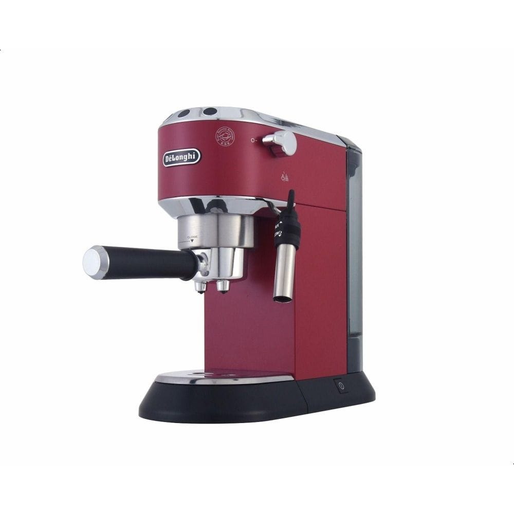 De’Longhi Dedica Style Pump Espresso Coffee Machine, 1300 Watt, Red - EC685R