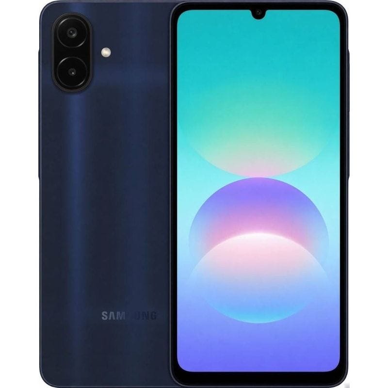 SAMSUNG Galaxy A08 Dual SIM, 128GB, 6GB RAM, 4G LTE - Dark Blue