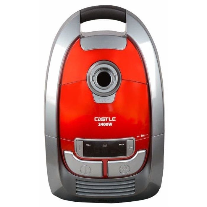 Castle Bagged Canister Vacuum Cleaner VC1624 (Red)