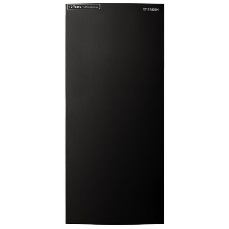 فريزر رأسي فريش FNU-LR250BC بمقبض داخلي، نوفروست، 5 درج، 130 لتر، اسود - Fresh-500017159