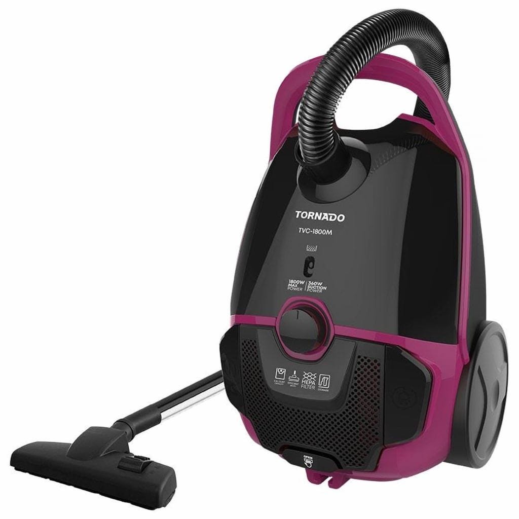 TORNADO Bagged Canister Vacuum Cleaner TVC-1800MD