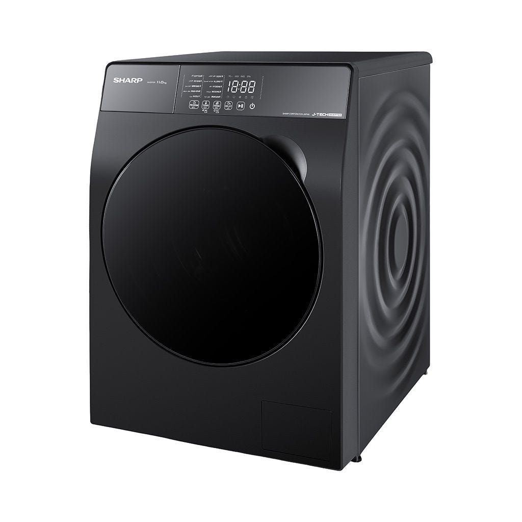 SHARP K-PRO Digital Front Load Full Automatic Washing Machine ES-FS114KLE-G