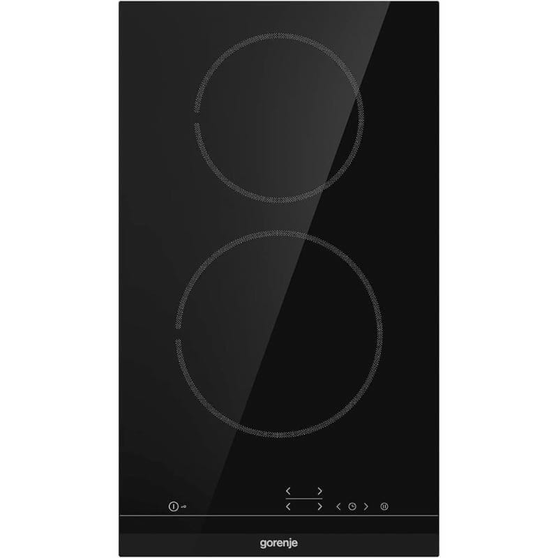 Gorenje Glass Built In Electric Hob 2 Burners 30 cm Black - ECT321BCSC