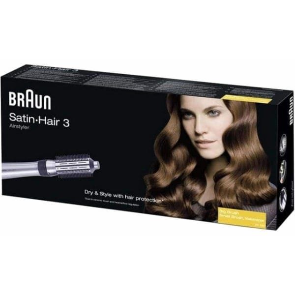 Braun Satin Hair 3 Hair Styler, 400 Watt, Silver - AS330