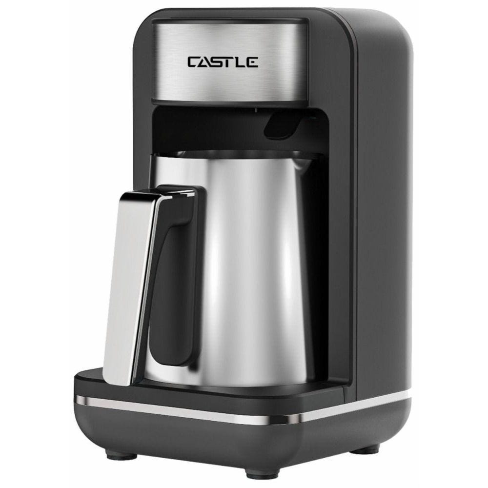 Castle Turkish Coffee Maker, 700 Watt, Silver Black - TCM7010B