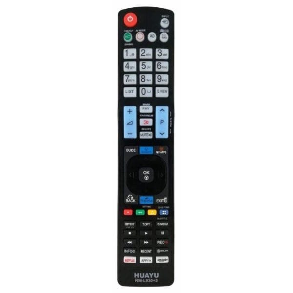 ريموت كونترول هوايو لشاشات ال جي اسود - L930+3