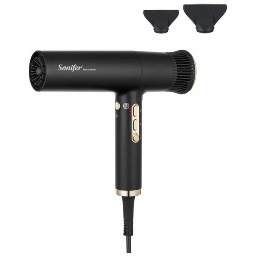Sonifer Hair Dryer, 1600 Watt, Black - SF-9685A