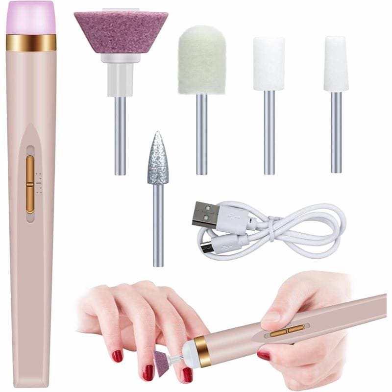 Electric Nail Drill With USB Charging , Purple