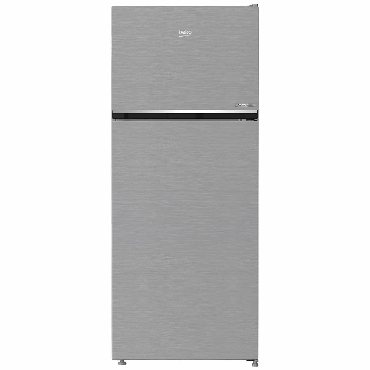 Beko No Frost Refrigerator With Inverter Technology 406 Liter Silver - RDNE455M20XBIEG