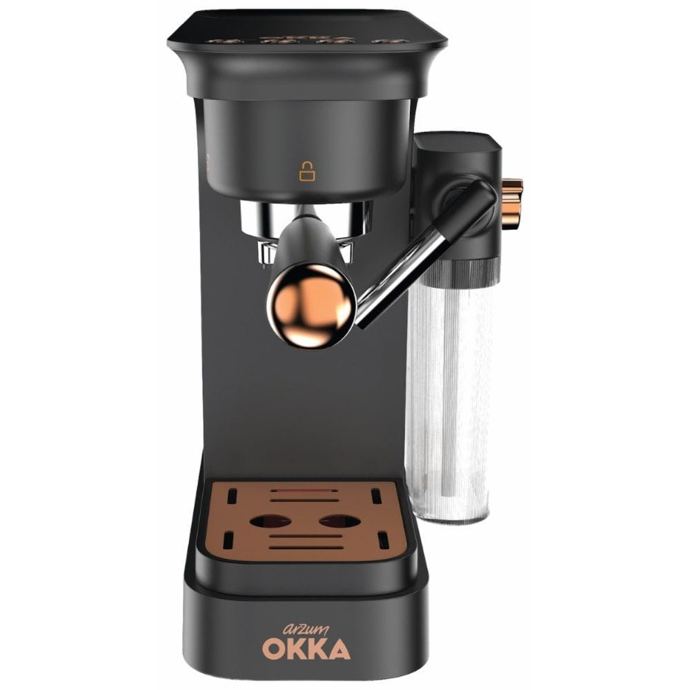ماكينة تحضير الاسبرسو أرزوم اوكا Barista Solo M، بقوة 1400 وات، نحاسي واسود - OK0060-04