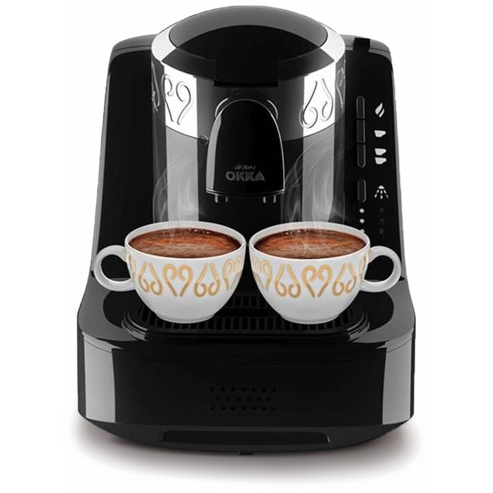 Arzum OKKA Turkish Coffee Maker, 710 Watt, Black Chrome - OK002