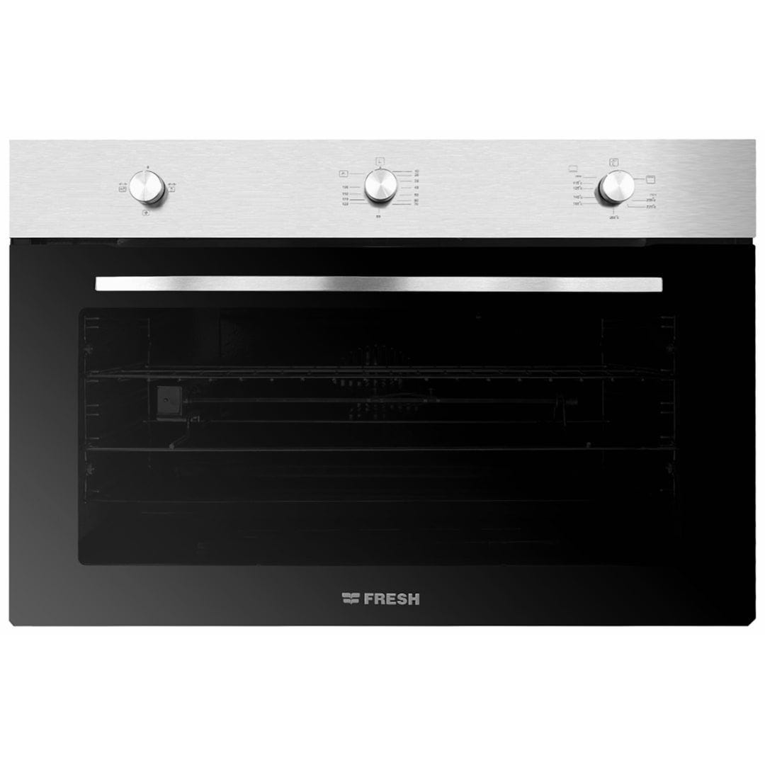 Fresh 90 Top -G Built-In Gas Oven With Grill, 90 cm, 110 Liter, Stainless Steel - Fresh-50009660