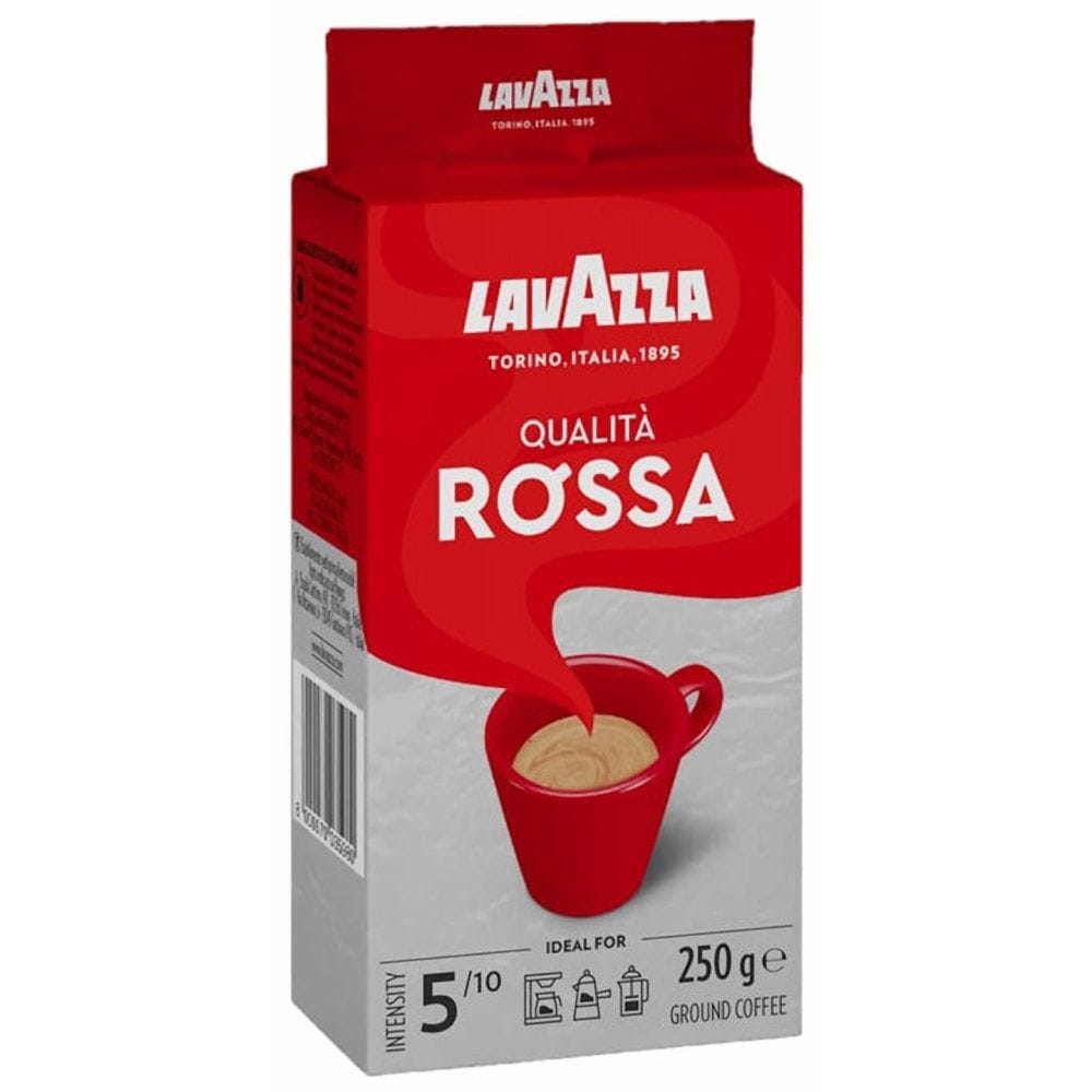 Lavazza Medium Roast Italy Qualita Rossa Espresso Coffee