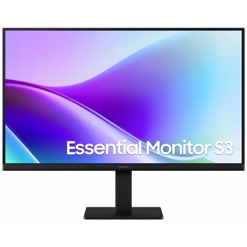 شاشة مكتب سامسونج Essential S3 S32GF مقاس 24 بوصه IPS، دقة FHD، بمعدل تحديث 120 هرتز - LS24F320GAUXEG