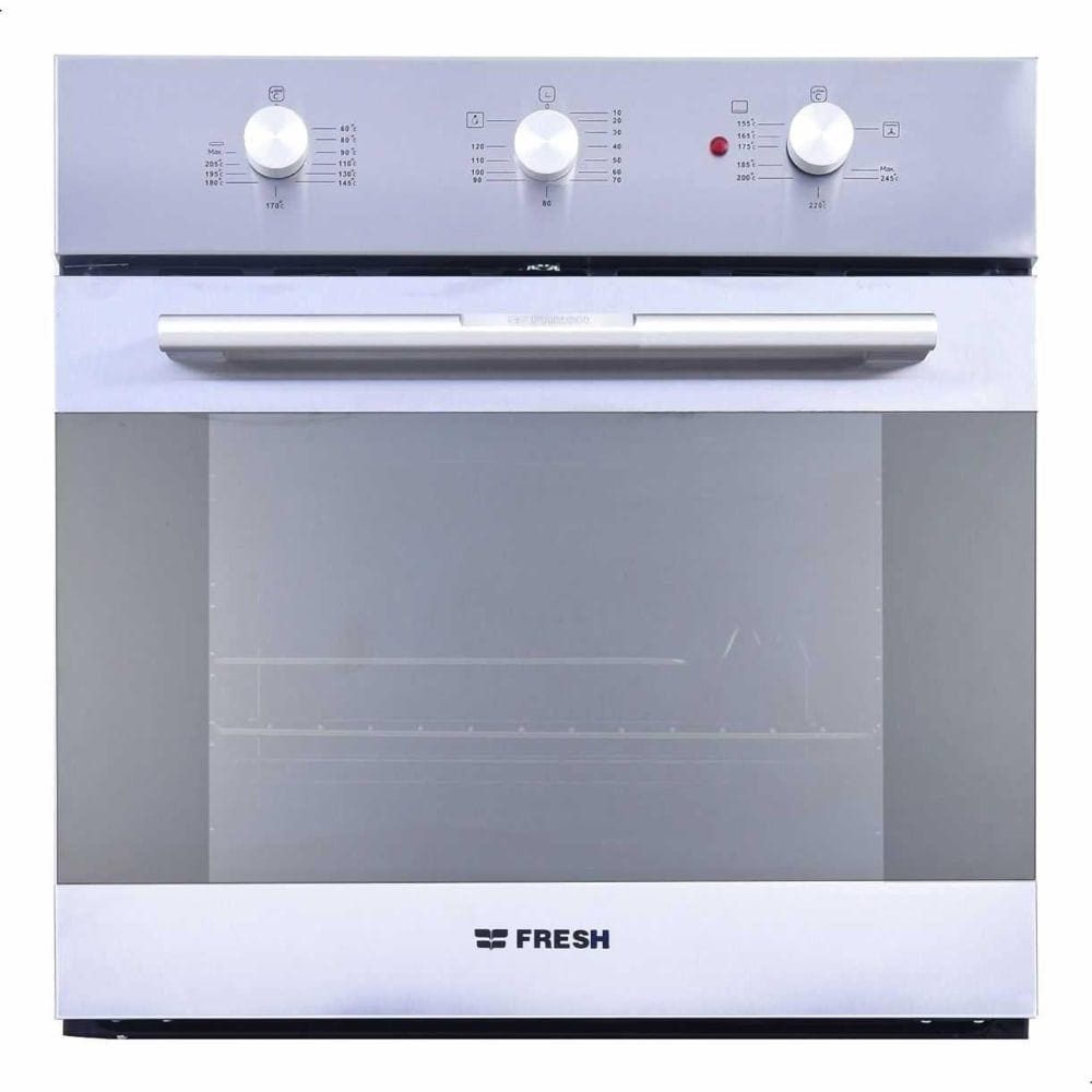 Fresh GEOFR60CMS Built-In Gas Oven With Electric Grill, 60 cm, 56 Liter, Stainless Steel - Fresh-500010342