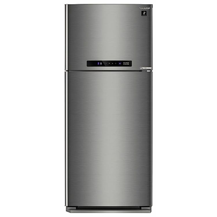 SHARP Digital No Frost Refrigerator With Inverter Technology 385 Liter Dark Stainless - SJ-PV48G-DST
