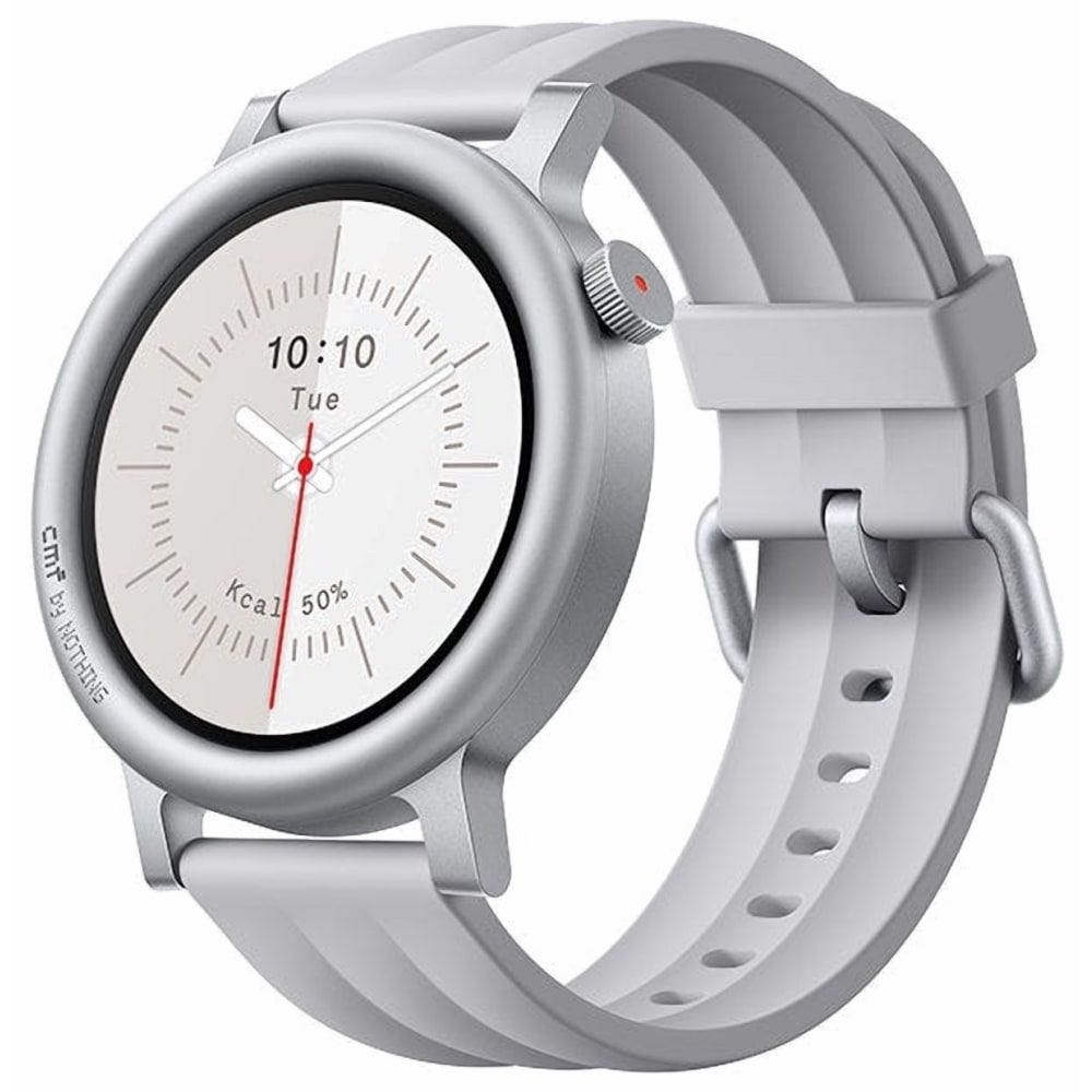 ساعة سمارت نو ثينج CMF Watch 3 Pro للجنسين، شاشة AMOLED، مقاس 1.43 بوصة، رمادي فاتح - D399