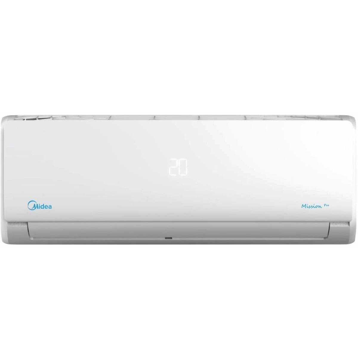 تكييف سبليت ميديا Mission Pro بارد وساخن ديجيتال 3 حصان ابيض - MSC1T-24HR-N F