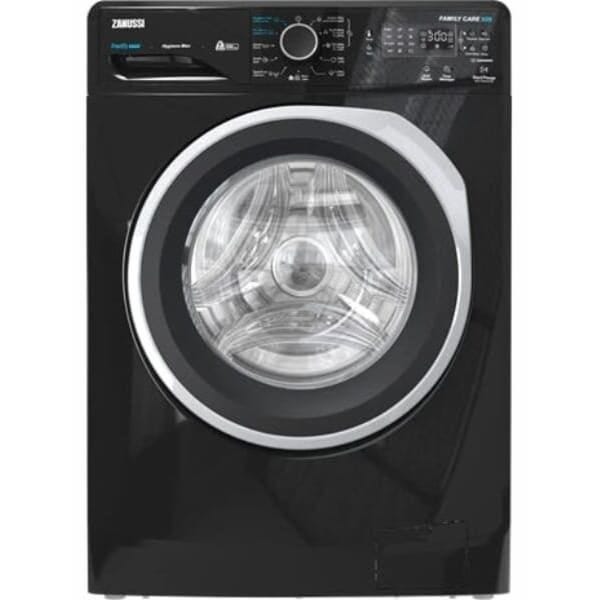 Zanussi Front Loading Digital Full Automatic Washing Machine 7 Kg Black - ZWF7240BS5
