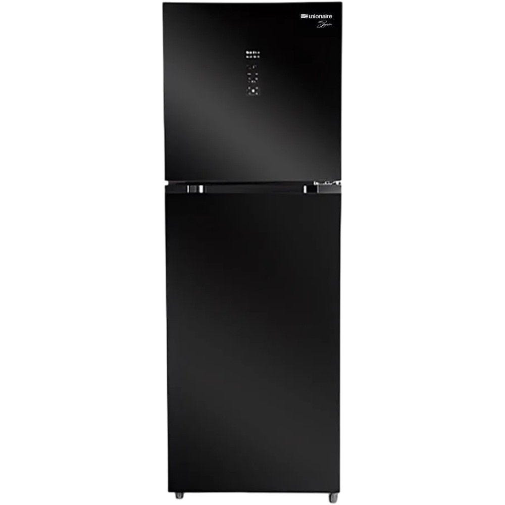 ثلاجة يونيون اير نوفروست ديجيتال، 370 لتر، اسود - URN-440LBG1A-DTHRBSM