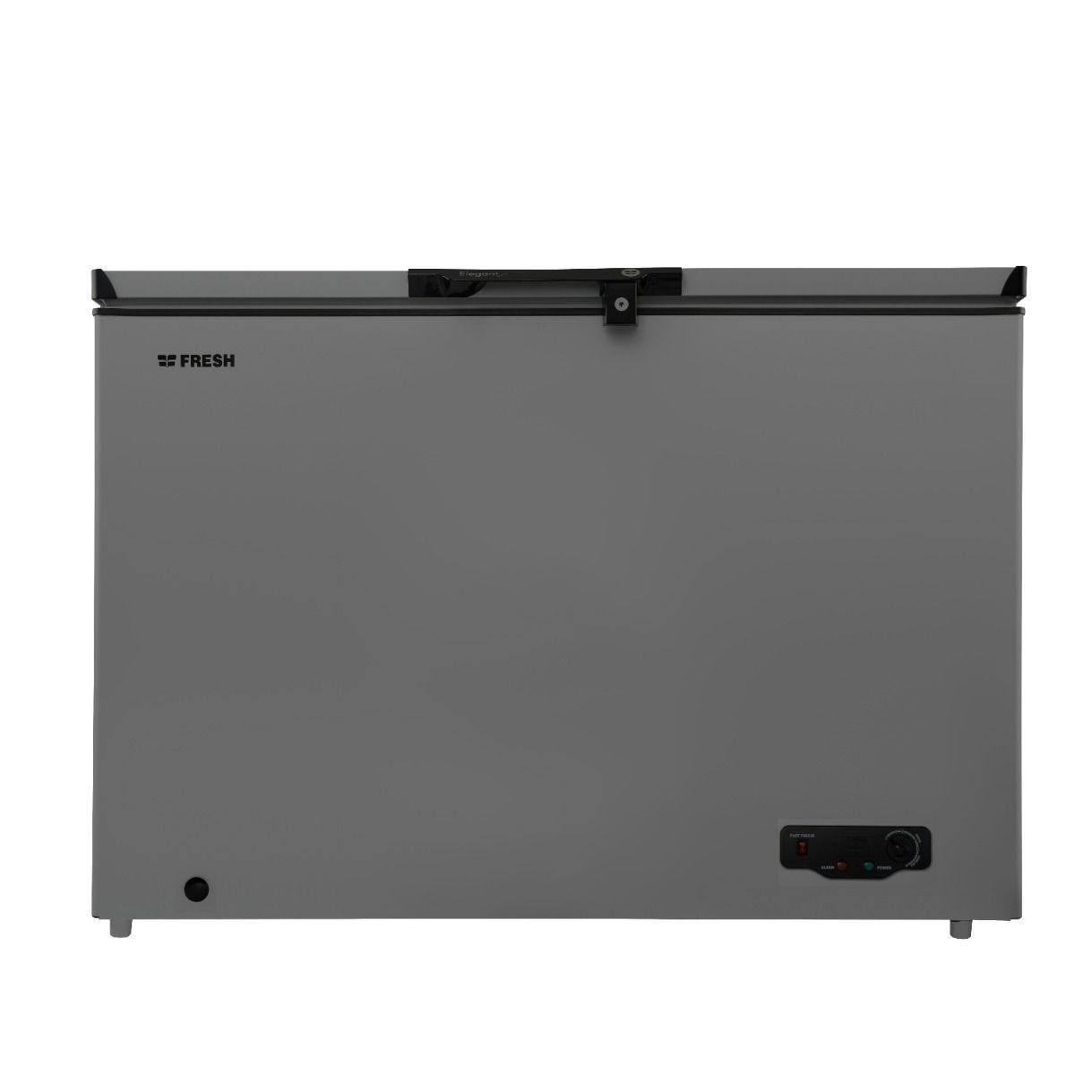 Fresh FDF-400 Chest Deep Freezer (Gray)