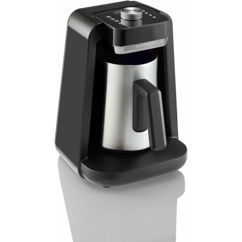 Arzum OKKA Rich Pro Turkish Coffee Maker 700 Watt Chrome Black - OK0026