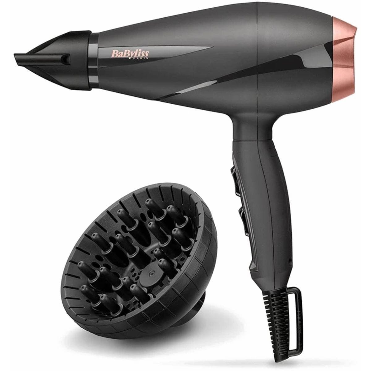 BaByliss Hair Dryer, 2100 Watt, Rose Black - 6709DE