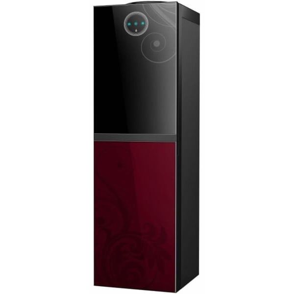 Bergen Hot & Cold Water Dispenser With Refrigerator Black Red - BYB538