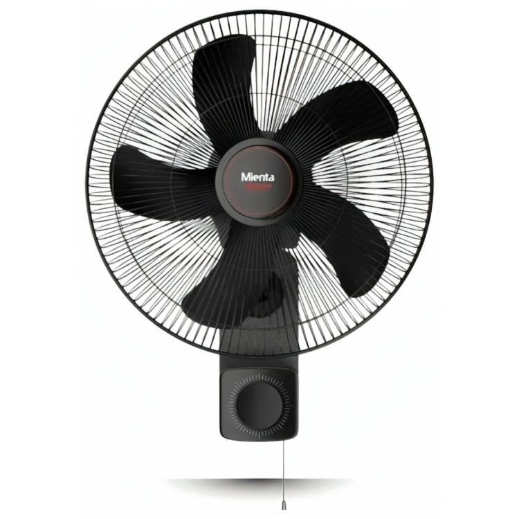 مروحة حائط ميانتا Storm، 18 بوصة، اسود - WF50338A