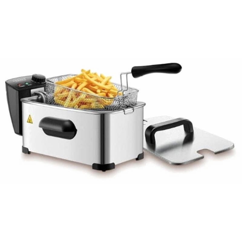 Sokany Deep Fryer, 3.5 Liter, 2000 Watt, Silver - SK-10075