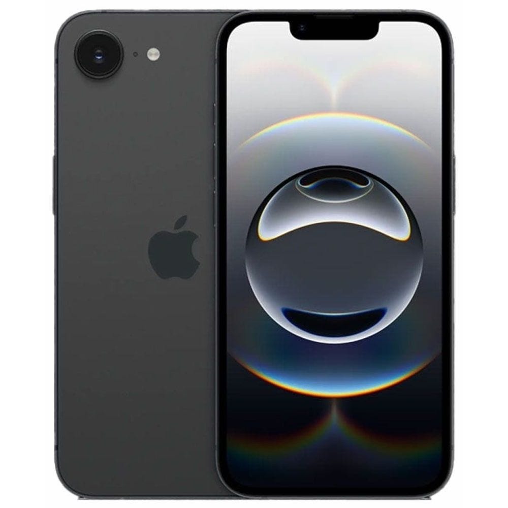 ابل iPhone 16e بشريحة اتصال واحدة & شريحة الكترونية، 256 جيجابايت، 8 جيجا رام، شبكة الجيل الخامس - اسود