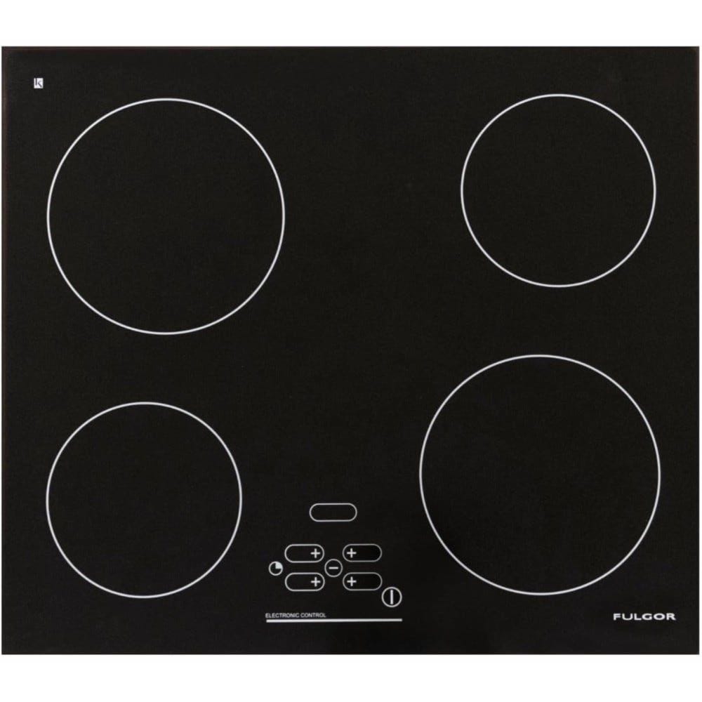Fulgor Ceramic Built-In Electric Hob, 4 burners CER 64