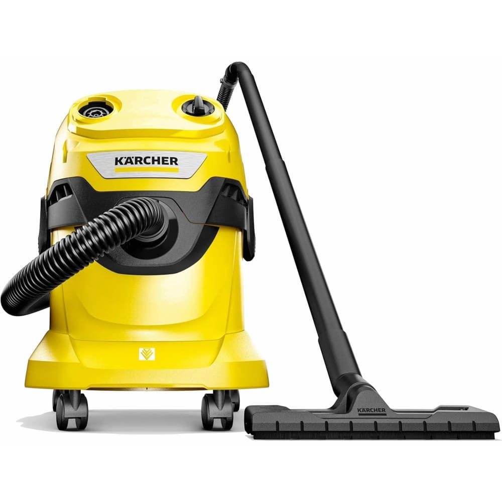 مكنسة برميلية كارشر WD 4 بكيس، 1100 وات، اصفر - 1.628-209.0