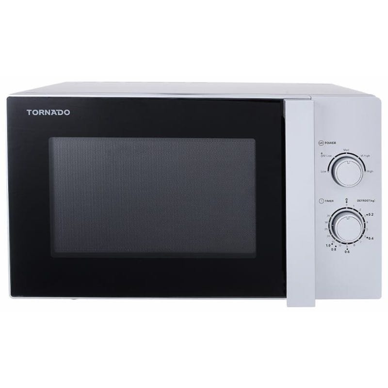 TORNADO Solo Microwave, 25 Liter, 900 Watt, Silver - TM-25MS
