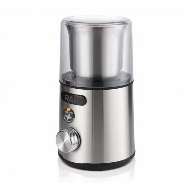 RAF Multifunctional Coffee Grinder, 400 Watt, Silver - R.7107
