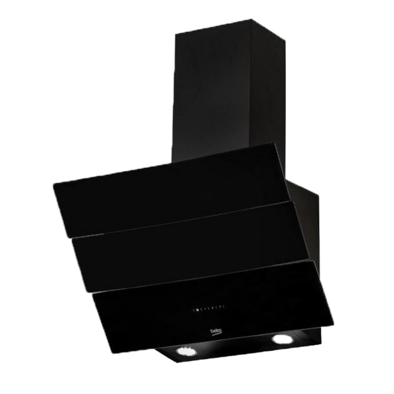 Beko Built-In Chimney Hood 60 cm Black Glass - HCA62640BE