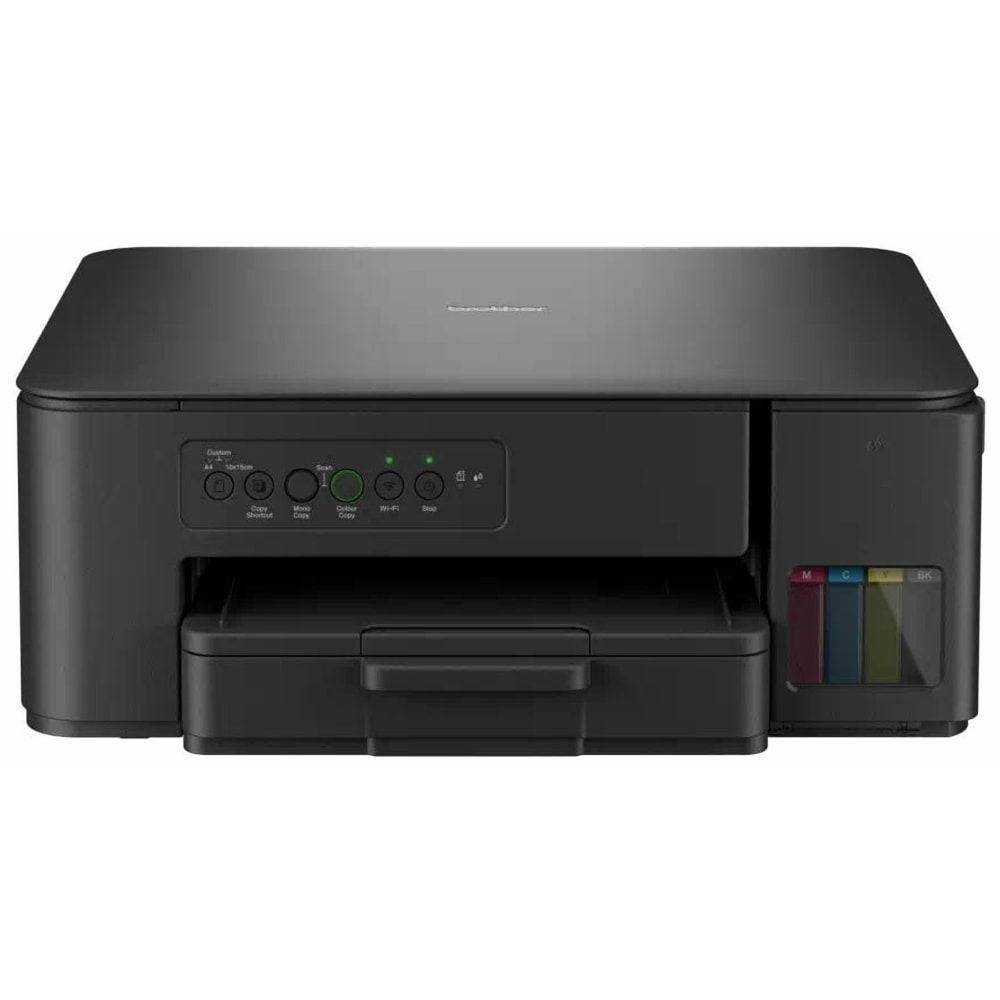 طابعة الكل في واحد براذر، USB و Wi-Fi، اسود - DCP-T430W