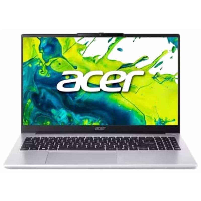 لابتوب ايسر Aspire Lite NX.DGCEM.005، بروسيسور انتل كور 5 120U، شاشة 15.6 بوصة FHD، هارد 512 جيجابايت SSD، رام 16 جيجابايت DDR4، انتل جرافيكس، دوس، فضي - AL15-53P-57EQ