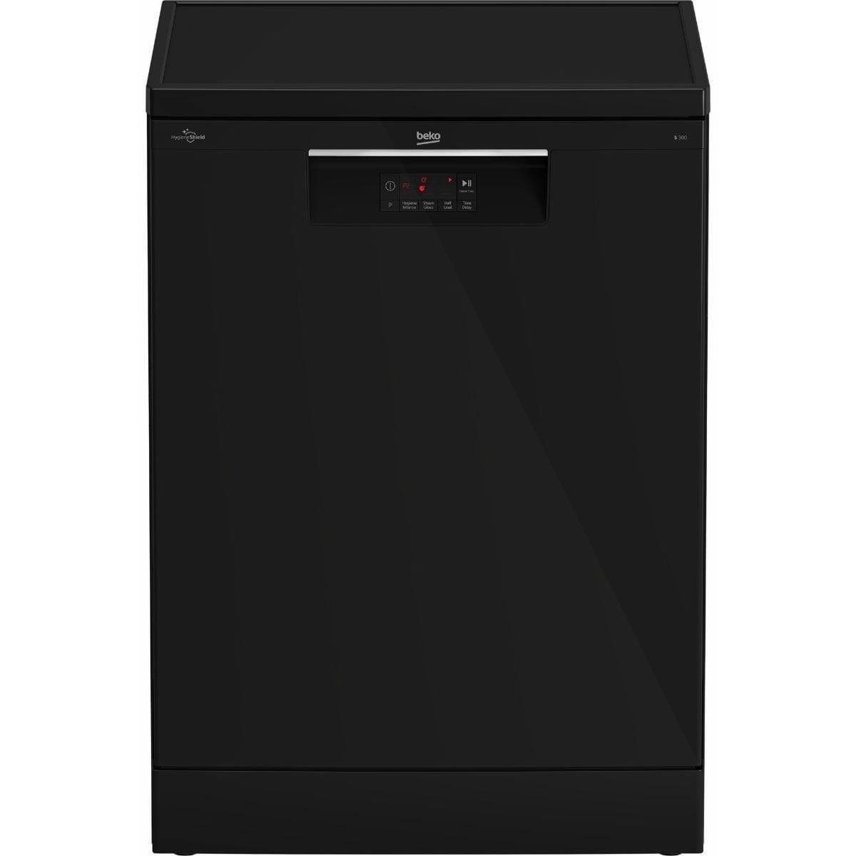 Beko Digital Dishwasher 14 Place Settings 5 Programs 60 cm Black - BDFN15420B