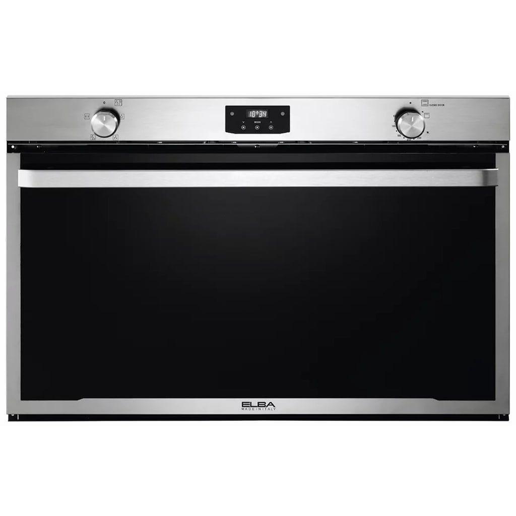 Elba Digital Built-In Gas Oven With Grill 90 cm 106 Liter Stainless Steel - ELIO G90