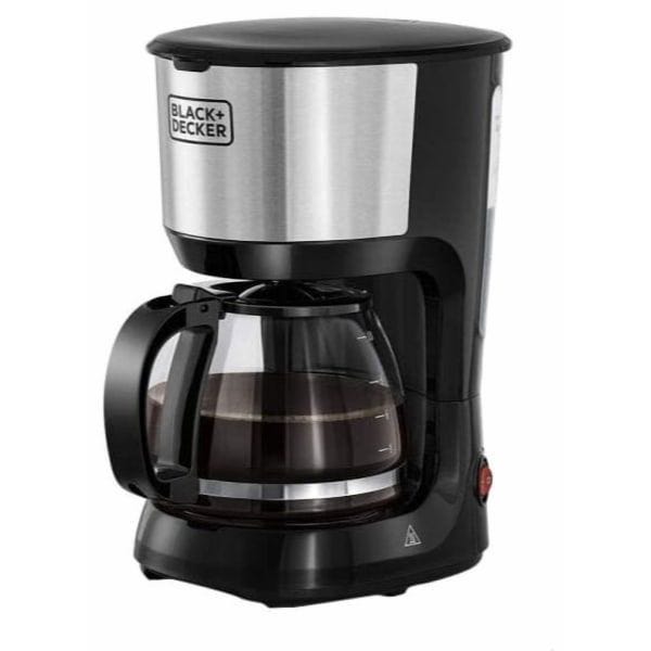 BLACK+DECKER American Coffee Maker, 750 Watt, Black Silver - DCM750S