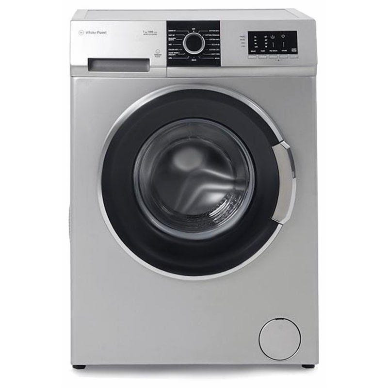 White Point Front Load Full Automatic Washing Machine With Inverter Technology 7 kg Silver - WPW71015DSWS Inv
