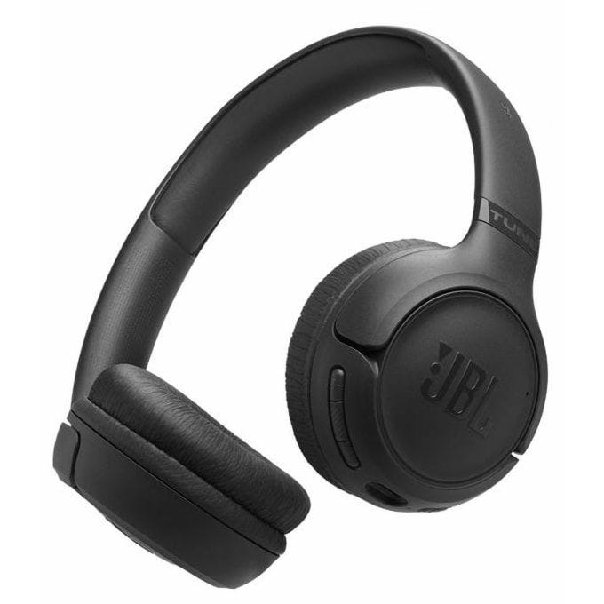 JBL Tune 530BT Wireless On-Ear Headphone with Mic, Up to 76 Hours, Black - JBLT530BTBLKEU ( International Warranty )