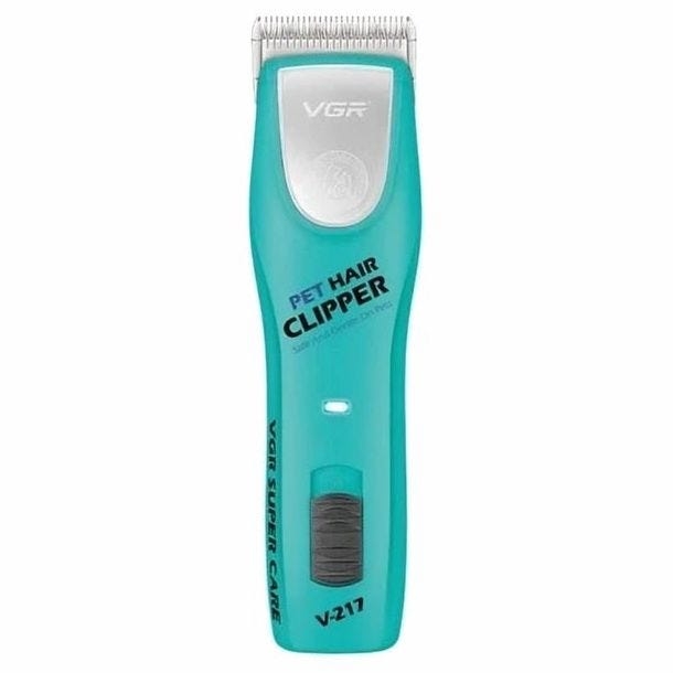 VGR Professional Rechargeable Hair Clipper For Pets, Green - V-217