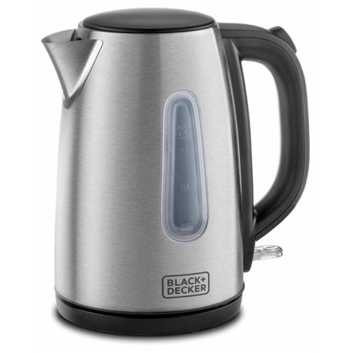 BLACK+DECKER Concealed Coil Kettle 2200 Watt Silver 1.7L - JC450