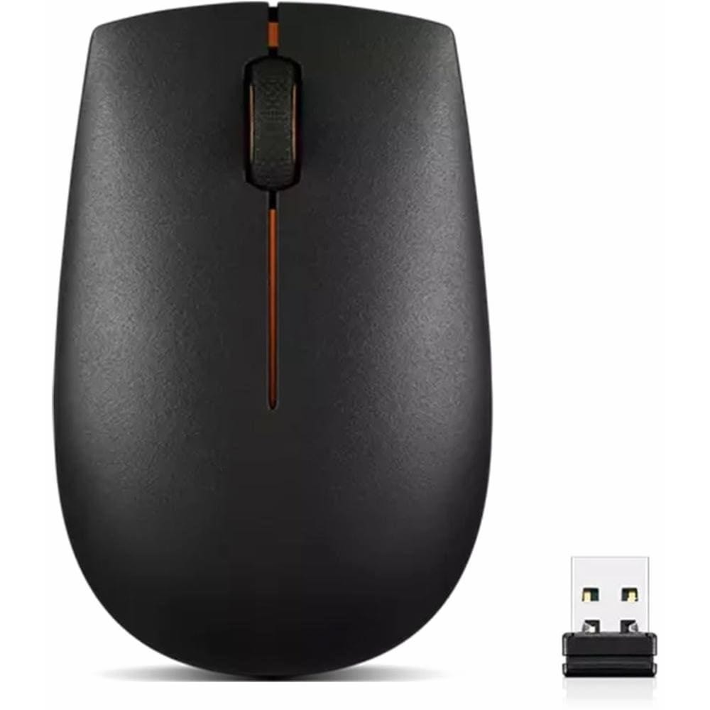 Lenovo 300 Wireless Optical Mouse, 1000 DPI, Black - GX30K79401