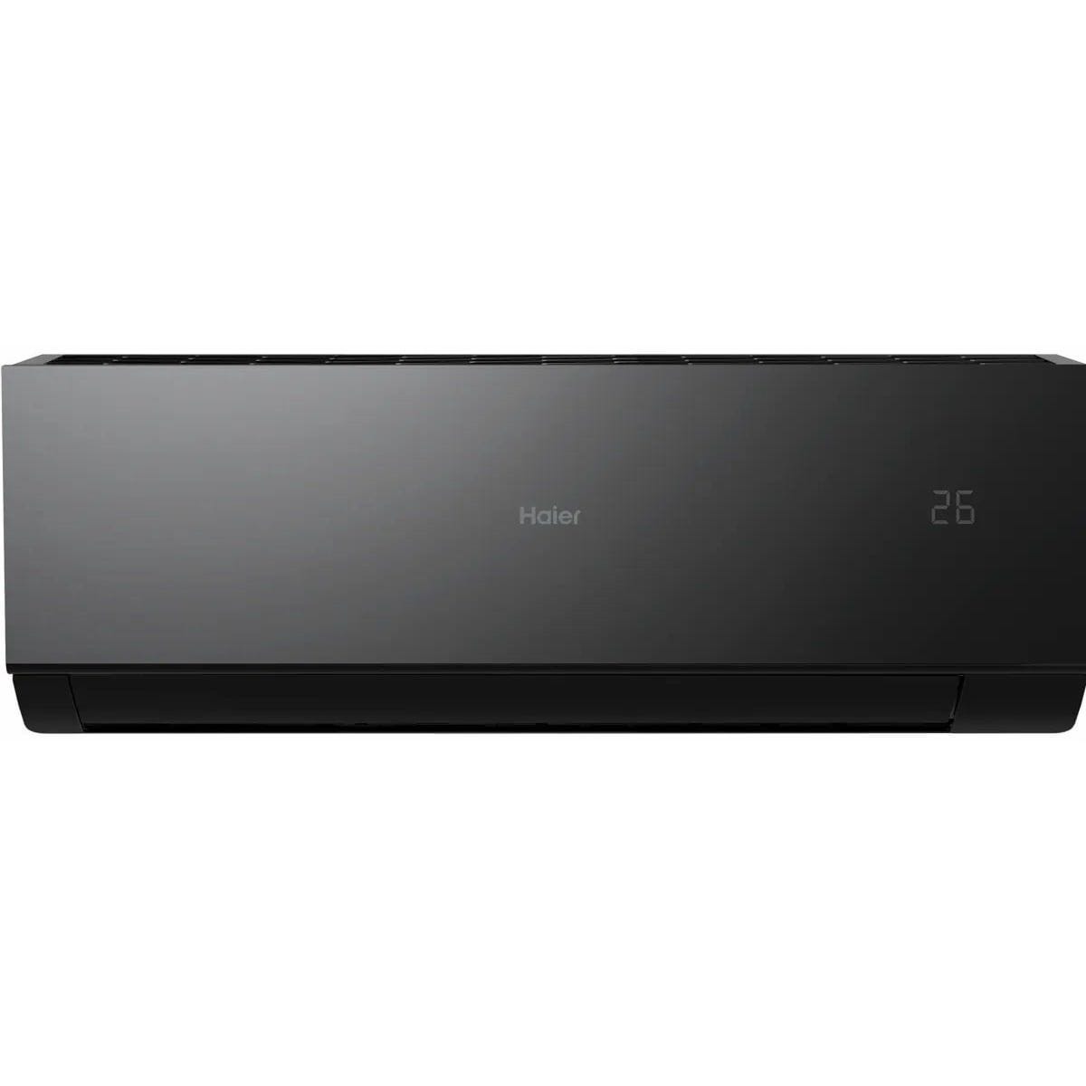 تكييف سبليت هاير Smart Ultra Inverter بارد و ساخن ديجيتال بتقنية الانفرتر، 3 حصان، اسود - HSU-24KHQIF