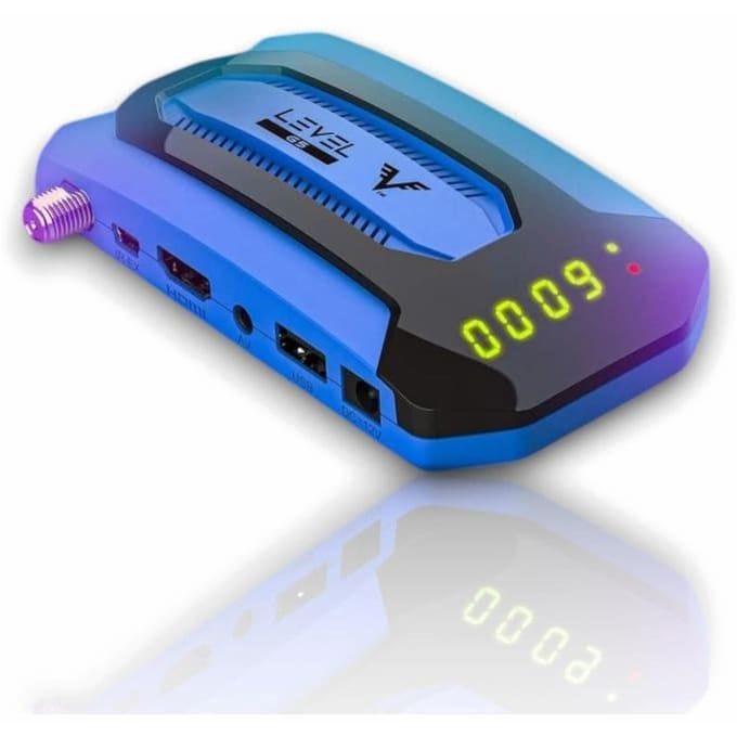 LEVEL G5 FHD Mini Satellite Receiver, WIFI, Blue - LGV-5