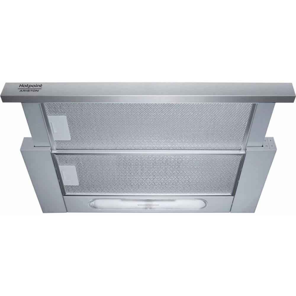 شفاط تليسكوبي بلت ان اريستون HotPoint مقاس 60 سم فضي - HAH 65 F LB X/1